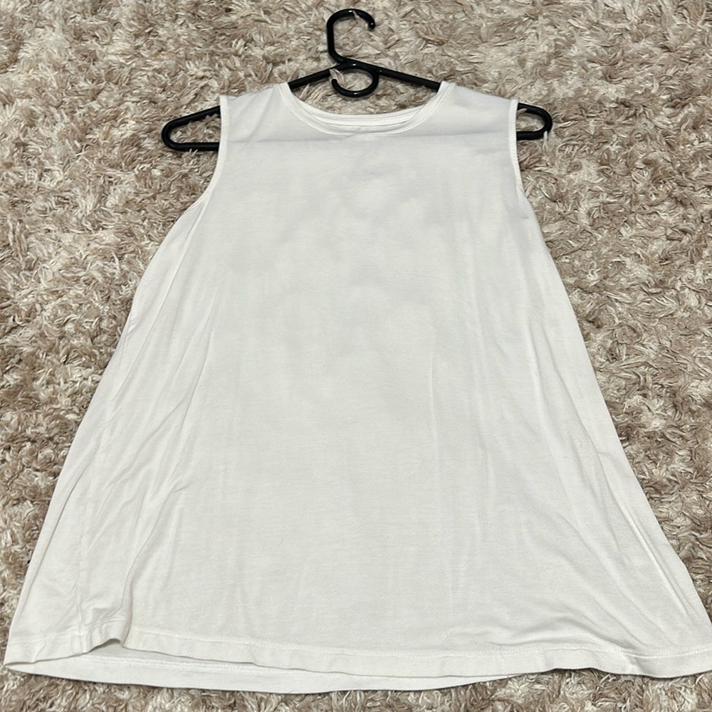 Brand new, never worn white tank